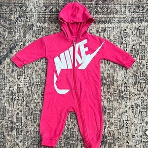 Nike Fuchsia Kids One Piece Footie PLAY